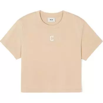 MLB Футболка женская светло-бежевая