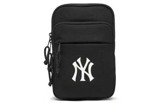 MLB Холщовая сумка-мешок для мобильного телефона через плечо, обычная, унисекс, черная