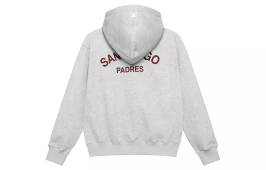 MLB Коллекция Preppy Style, свитшот San Diego Padres 24FW, унисекс, серо-лиловый