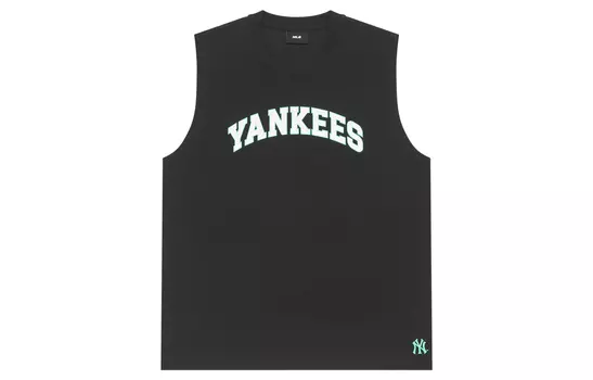 MLB Майка-топы New York Yankees SS24 унисекс, черная