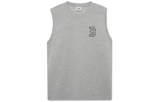 MLB Майка унисекс Boston Red Sox серая