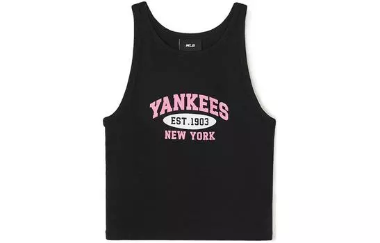 MLB Майка женская New York Yankees, черная