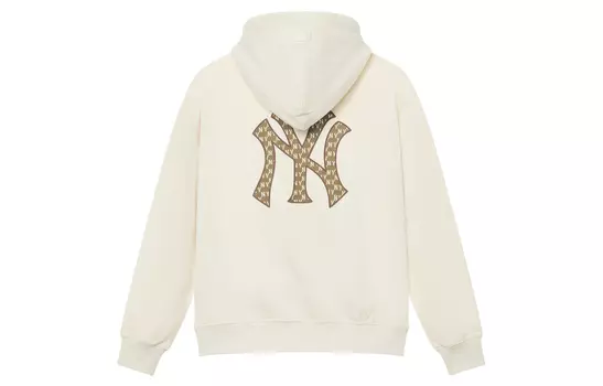 MLB MONOGRAM Collection New York Yankees 24FW Худи Unisex Cream