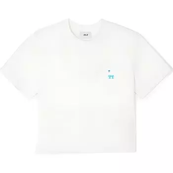 MLB Обычная женская футболка белого цвета