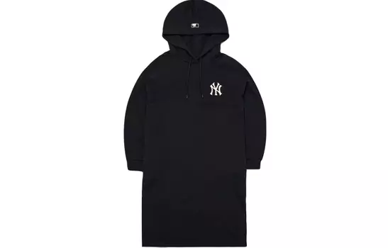 MLB Платье New York Yankees с длинными рукавами, женское, черное