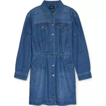 MLB Платье с длинными рукавами New York Yankees Monogram Collection, женское, синее