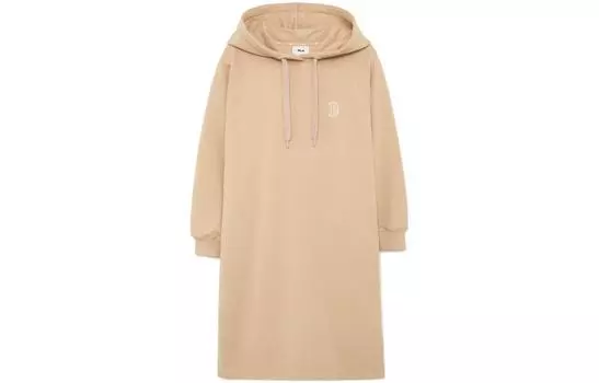 MLB Платье с длинными рукавами женское цвета хаки