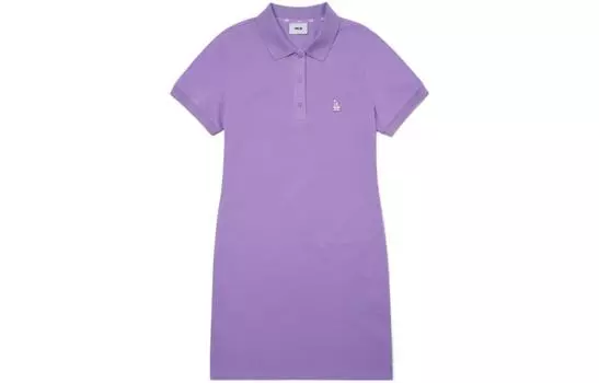 MLB Платье с короткими рукавами женское фиолетовые