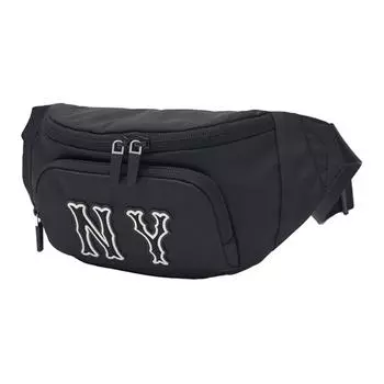 MLB Полиамидная поясная сумка, обычная, унисекс, черная