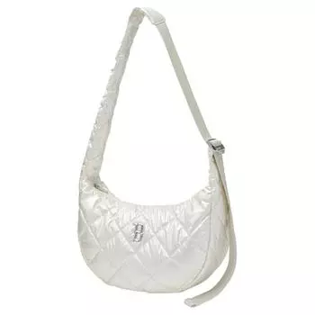 MLB Полиуретановая портативная сумка через плечо, созданная в сотрудничестве с Boston Red Sox, кремового цвета