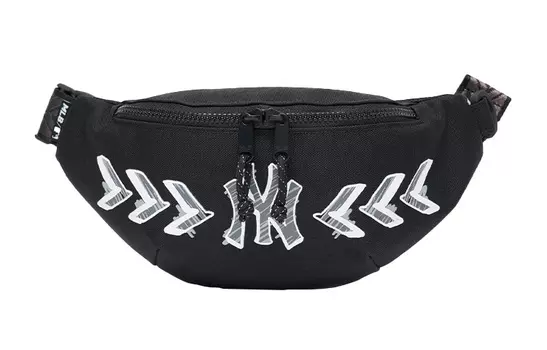 MLB Поясная сумка из нейлоновой ткани, обычная, унисекс, черная
