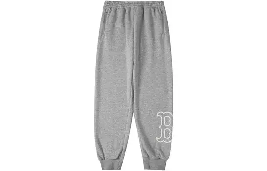 MLB Повседневные брюки Boston Red Sox унисекс, цвет «меланжевый серый»