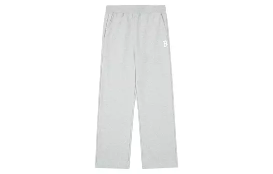 MLB Повседневные брюки унисекс цвета «меланжевый серый»