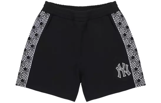MLB Повседневные шорты унисекс с логотипом, черные
