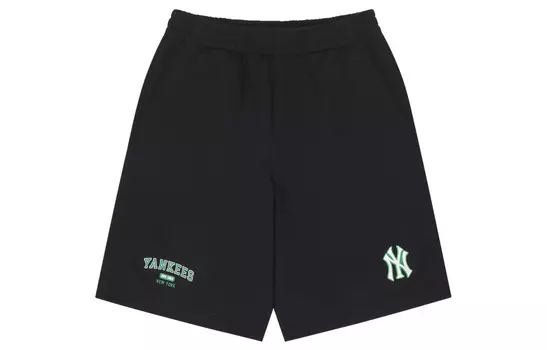 MLB Повседневные шорты в студенческом стиле, черные, унисекс