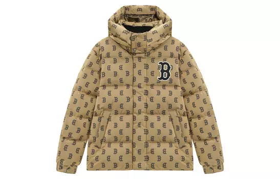 MLB Пуховик унисекс бежево-желтые