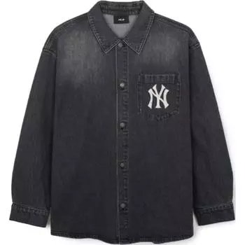 MLB Рубашка New York Yankees унисекс, цвет черный серый