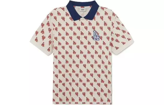 MLB Рубашка-поло унисекс белые