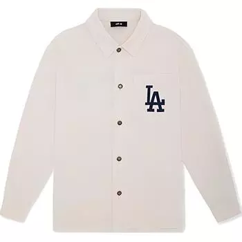 MLB Рубашка унисекс Los Angeles Dodgers Varsity темно-кремового цвета