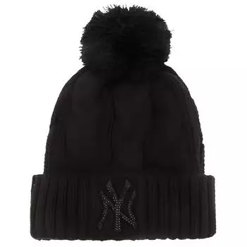 MLB Шапка-бини из полиэстера унисекс, черная