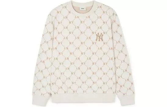 MLB SS24 Толстовка унисекс кремового цвета