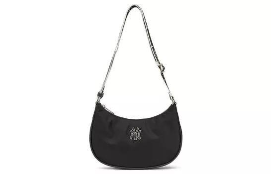 MLB Сумка-хобо Boston Red Sox из искусственной кожи с нейлоном, сумка через плечо, женская, черная