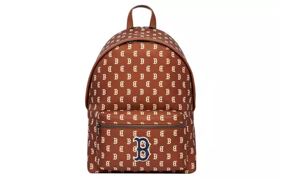 MLB Сумка-рюкзак Red Sox Boston из полиэстера, стандартный, унисекс, красно-коричневый