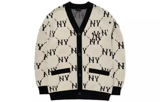 MLB Свитер Old Flower унисекс белого цвета