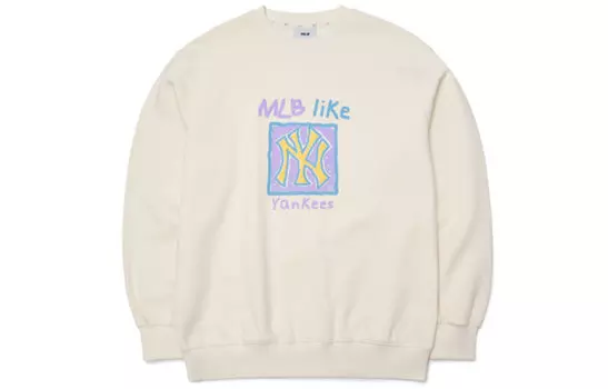 MLB Свитшот New York Yankees унисекс бежевая