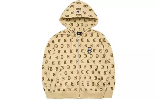 MLB Свитшот Old Flower унисекс бежево-желтые