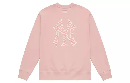 MLB Свитшот унисекс розовый от коллекции MONOGRAM New York Yankees 24FW Early Autumn