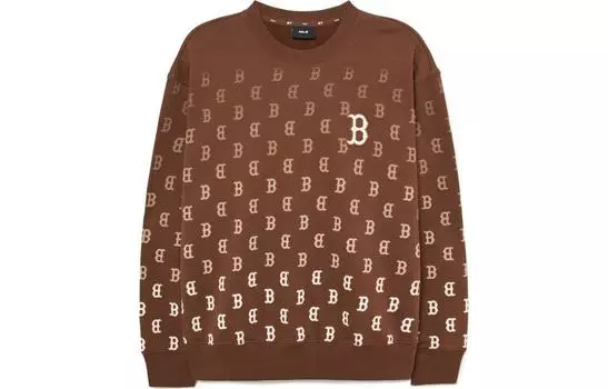 MLB Толстовка Boston Red Sox унисекс коричневая