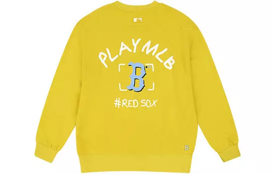MLB Толстовка Boston Red Sox унисекс желтая