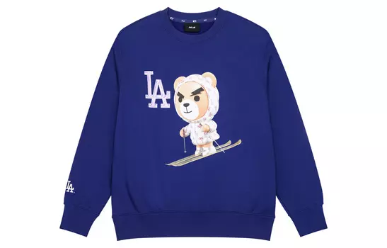 MLB Толстовка Mega Bear LA Dodgers унисекс королевского синего цвета