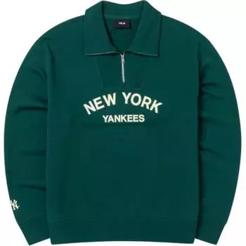 MLB Толстовка New York Yankees NewYork Collection унисекс темно-зеленая