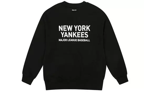 MLB Толстовка New York Yankees унисекс, черная