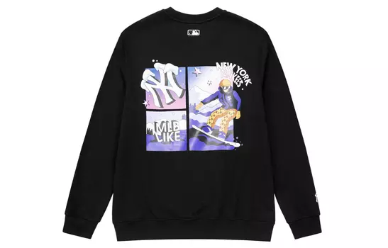 MLB Толстовка New York Yankees унисекс, черная