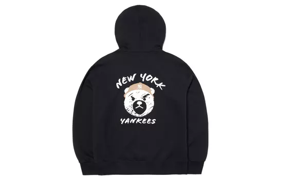 MLB Толстовка New York Yankees унисекс, черная
