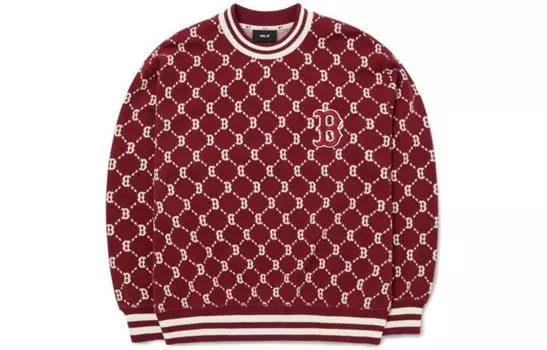 MLB Толстовка Old Flower унисекс красная