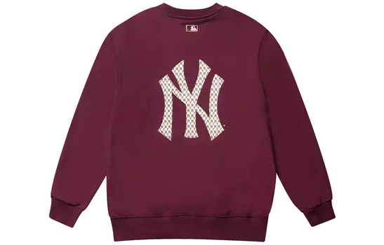 MLB Толстовка Old Flower унисекс темно-фиолетовая