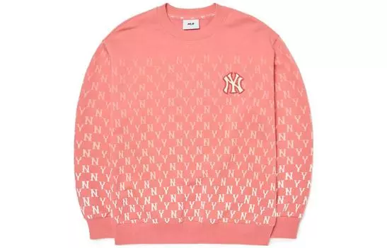 MLB Толстовка осенняя унисекс кораллового цвета