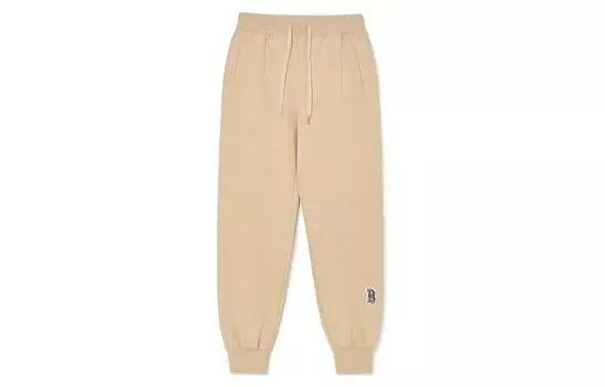 MLB Трикотажные спортивные брюки женские светло-песочно-коричневые