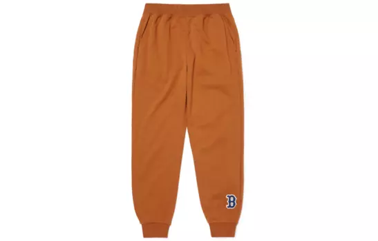 MLB Трикотажные спортивные штаны с логотипом Base, унисекс, коричневые