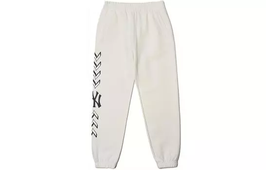 MLB Трикотажные спортивные штаны унисекс белые