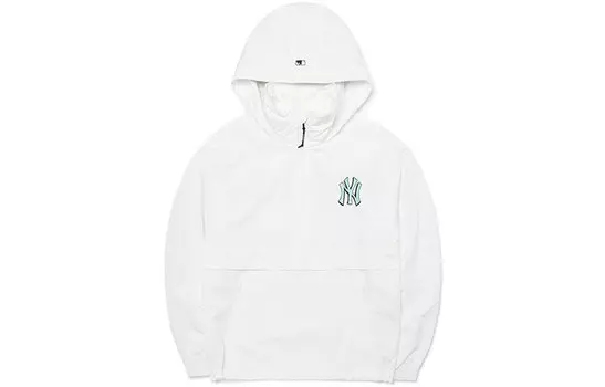 MLB Ветровка New York Yankees унисекс белого цвета