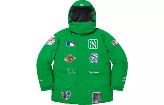 Mlb X FW21 Пуховик унисекс Supreme, красный