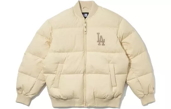 Mlb X Пуховик унисекс Off White New Era, кремовый