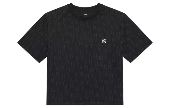 MLB Женская черная футболка MONOGRAM Collection New York Yankees Regular