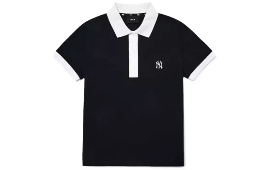 MLB Женская черные рубашка поло New York Yankees
