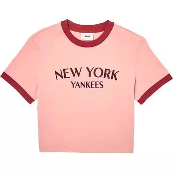 MLB Женская футболка New York Yankees розового цвета